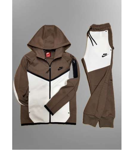 Детски Екип NK TCH Beige/White 04