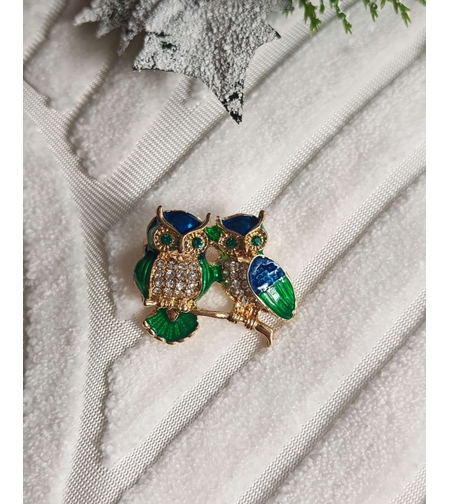 Брошка влюбените сови