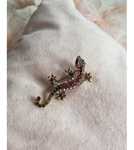 Брошка саламандар