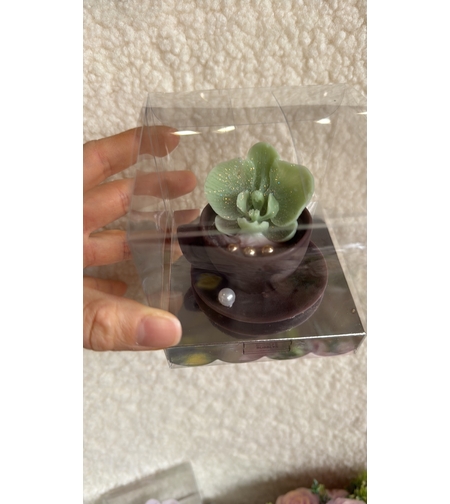 сапун в форма на чаша с декорация