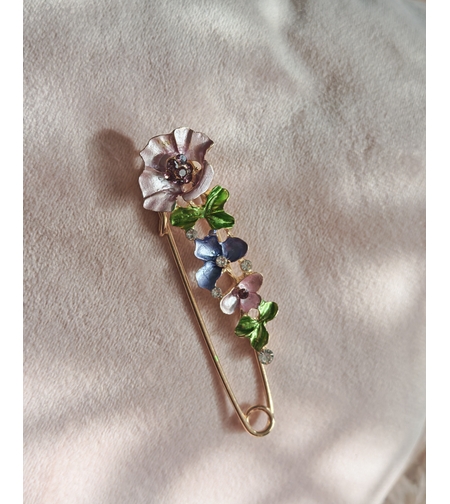 Брошка букет