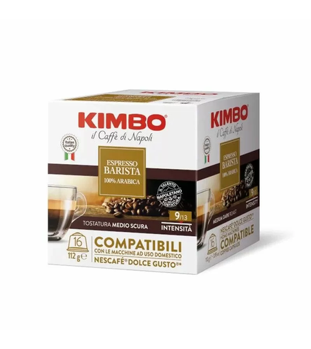 Кафе капсула Kimbo Barista 16 бр., съвместими с Dolce Gusto