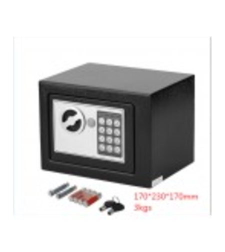 Сейф каса 17х23х17 см.