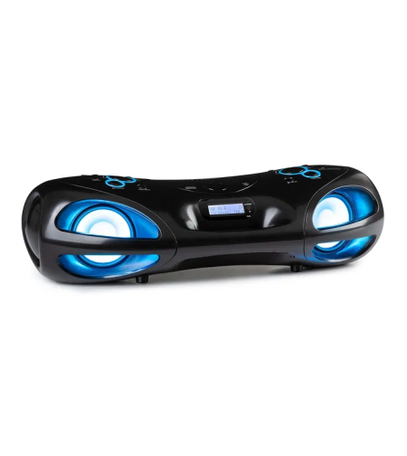 Boombox, CD-плейър, DAB+, UKW, Bluetooth, дистанционно управление, LED