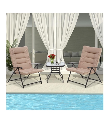 Градински комплект 2 стола с маса