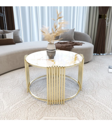 Маса за кафе холна стъклена