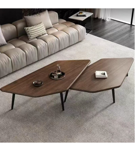 Комплект от две дървени маси за хол