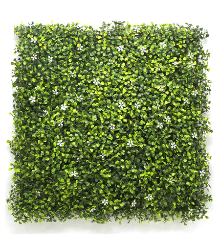 Пано 50х50см изкуствена зелена декорация My Garden Boxwood with Jasmine CCGA002
