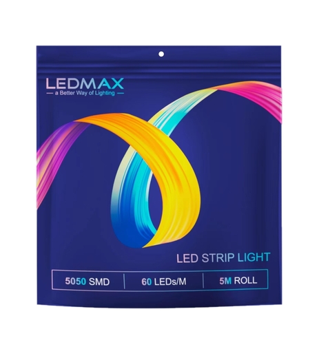 LED лента LEDMAX, 8W RGB, 12V, 5 метра