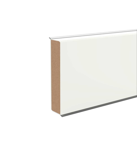 MDF перваз Cubu Decor 60 Бял дъб 2.5м