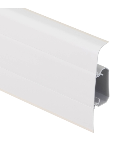 PVC перваз SG75/03 Salag с кабелен канал, Сив, 2.2 м