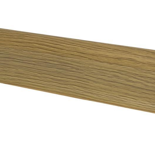 PVC перваз SG56/08 Salag с кабел канал, Тъмен дъб, 2.5 м