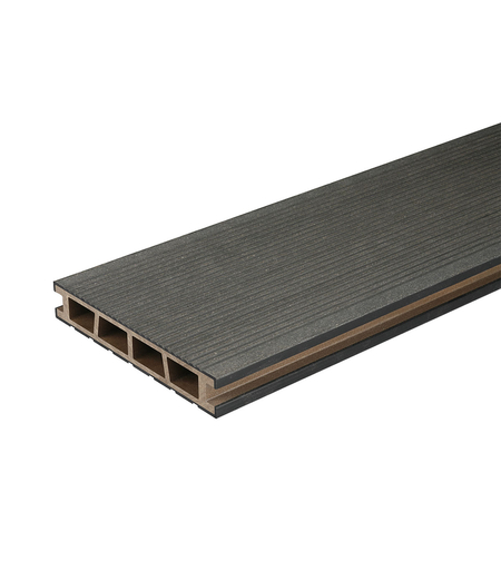 WPC декинг Bergdeck 25х150мм Черен 2.4м