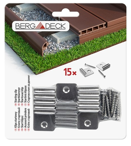 Клипс 15 бр. Bergdeck