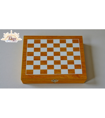 Шахматна дъска с комплект фласк и чаши (4805722)