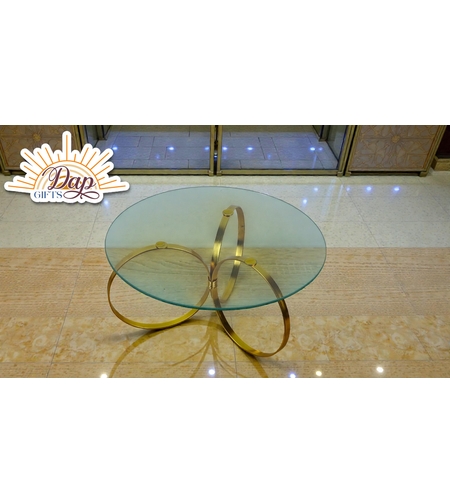 Стъклена Масичка С Метал (4729474)