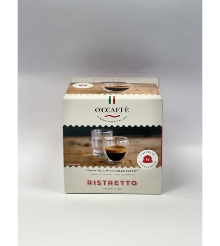 Кафе капсули OCCAFFE Ristretto съвместими със система Dolce Gusto, 16 бр.