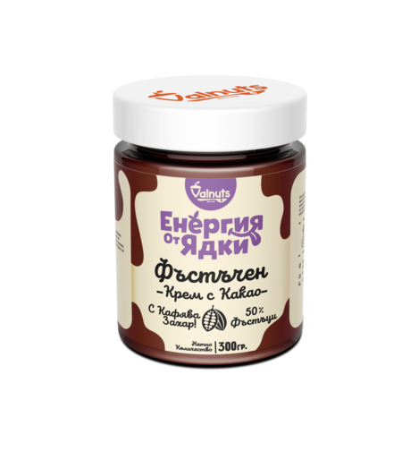 Фъстъчен крем с какао 300гр.