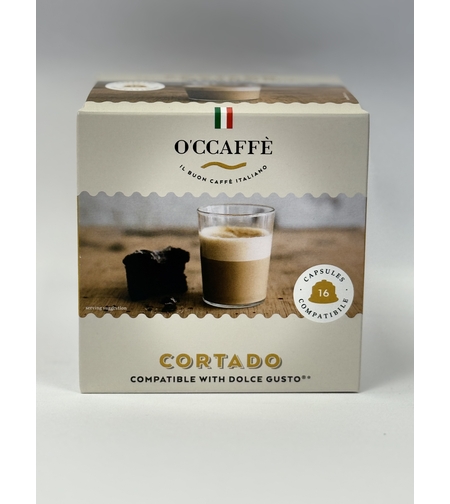 Кафе капсули OCCAFFE Cortado съвместими със система Dolce Gusto, 16 бр.