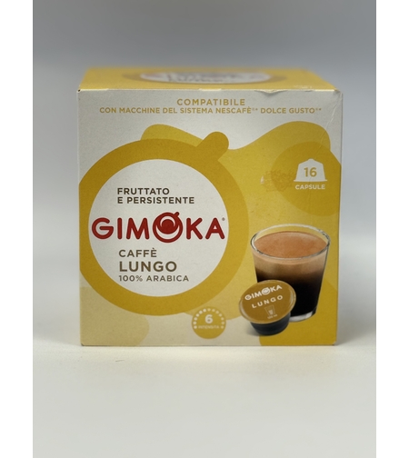 Кафе капсули GIMOKA LUNGO съвместими със система Dolce Gusto, 16 бр.