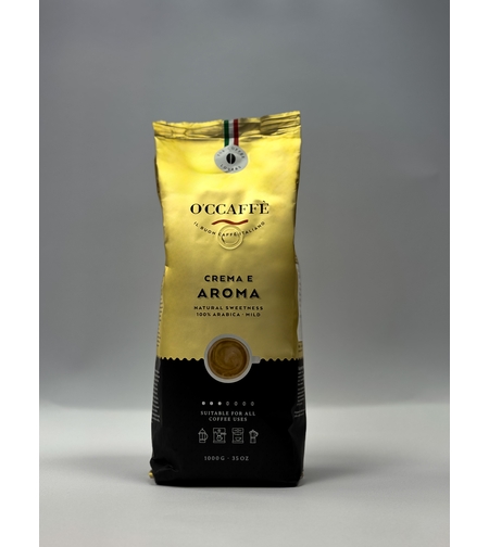 Кафе на зърна OCCAFFE Crema e Aroma 100% Arabica, 1кг.