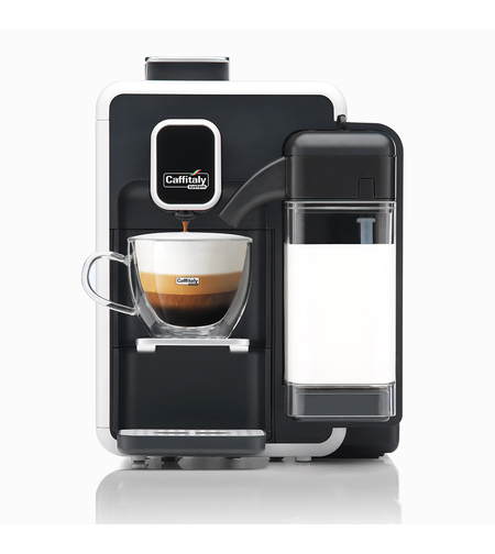 Капсулна кафе машина Caffitaly System BIANCA S22 с 50 капсули подарък