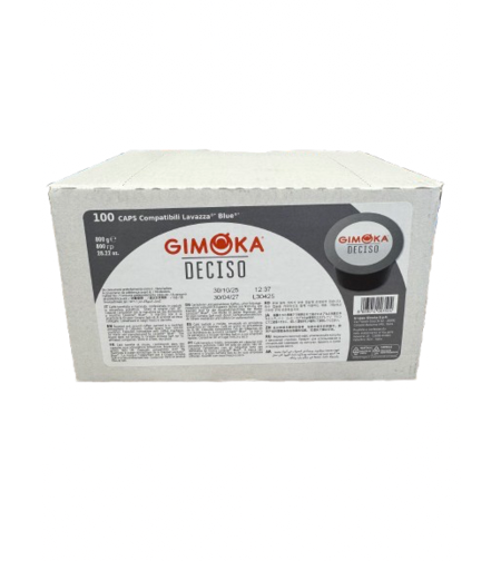 Кафе капсули GIMOKA DECISO съвместими със система Lavazza Blue, 100 бр.