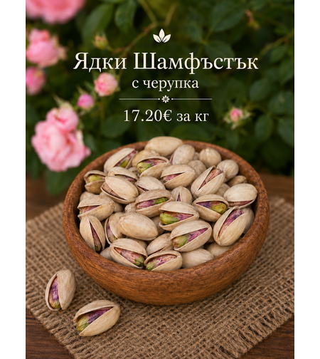 Ядки Шамфъстък с черупка