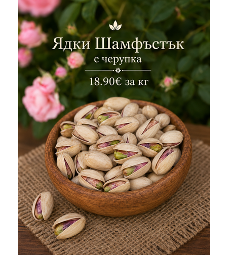 Ядки Шамфъстък с черупка