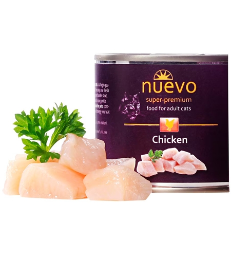 Nuevo Cat Chicken - с чисто пилешко месо 200 г