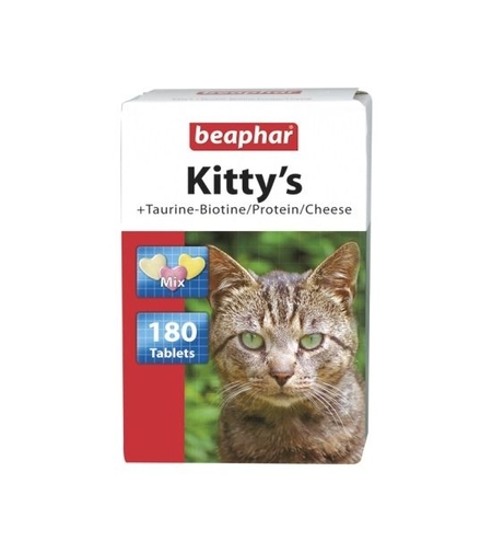Витамини За Котка - Beaphar Kitty`S Mix Котешки Микс 180 Таб.