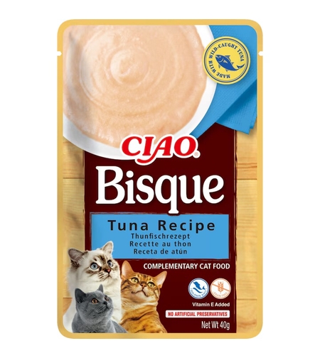 Inaba  Bisque Tuna Recipe - Крем супа за котки с риба тон, 40 гр