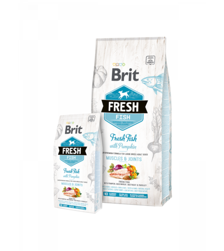 Brit Fresh Fish with Pumpkin Adult Large Muscles & Joints