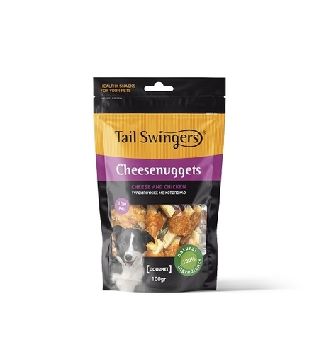 Tail Swingers Cheesenuggets Сирене и Пиле 100 g – Натурално гурме лакомство за кучета
