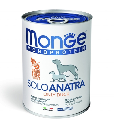 Monge Monoprotein Adult Dog Pate Duck – пастет с патица, 400 g