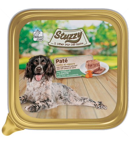 Stuzzy Dog Pate Veal and Carrots - пастет с телешко месо с моркови 150 гр.