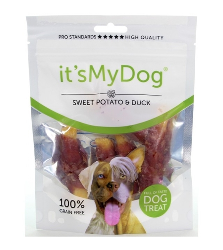 It's My Dog лакомство за кучета, патица и сладък картоф 85 г