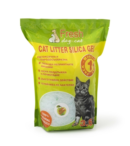 FRESH CAT СИЛИКОНОВА ТОАЛЕТНА ЗА КОТКИ - ЯБЪЛКА 3,6 ЛИТРА
