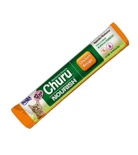 Inaba Churu Nourrish Chicken 12 kcal - лакомство за котки с пиле 14 г
