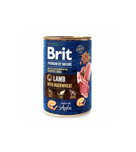 Brit Premium by Nature Lamb 400 г – Мокра храна за кучета с агнешко