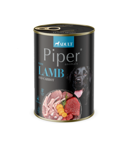 Piper Adult Dog храна за кучета с агнешко, морков и розмарин, 400 г