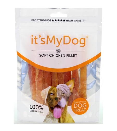 It's My Dog лакомство за кучета, меко пилешко филе 85 г