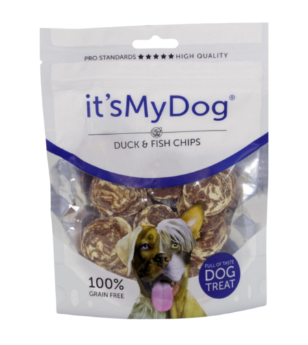 It’s My Dog лакомство за кучета, чипс с патешко и риба, 85 г