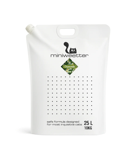 Miniweetter Chamomile – Биоразградима соева котешка тоалетна с аромат на лайка | 25L