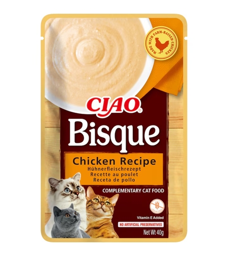 Inaba Bisque Chiken Recipe - Крем супа за котки с пиле, 40 гр