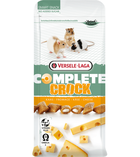 Versele Laga Crock Complete Cheese - бисквитки с пълнеж с вкус на сирене 50 гр