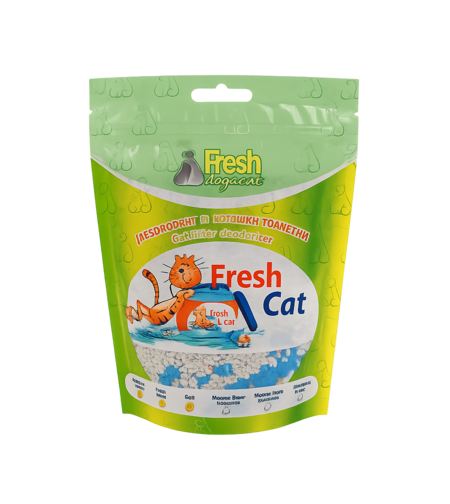 Fresh Cat – Дезодорант за котешка тоалетна с цветни кристали и различни аромати