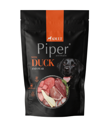Piper Adult Dog пауч за кучета с патица и круша, 500 г