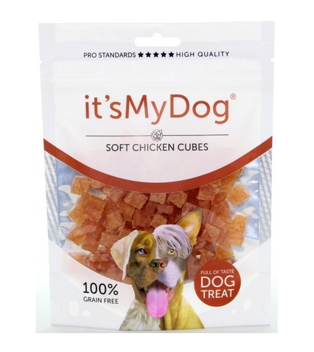 It's My Dog лакомство за кучета, меки кубчета пилешко 85 г