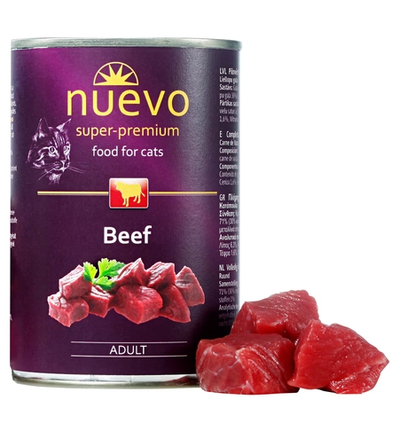 Nuevo Cat Beef - с чисто говеждо месо 400 г